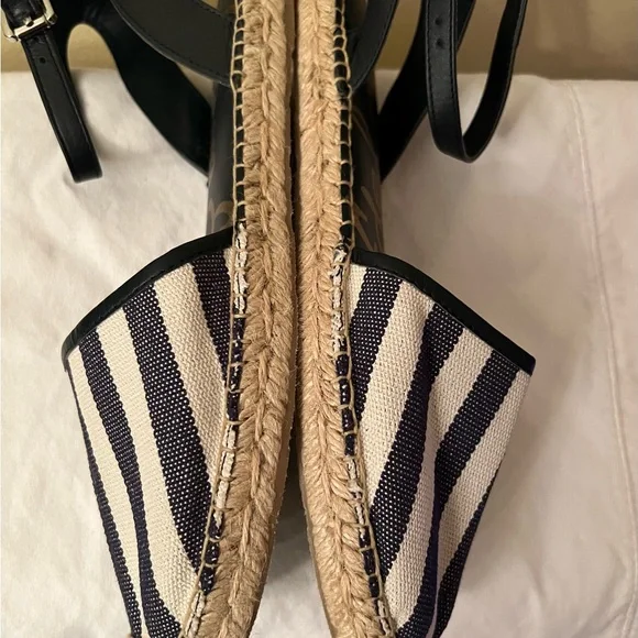 Sam Edelman Vivian Espadrilles, Navy, White, Size 10, EUC - Picture 7 of 8